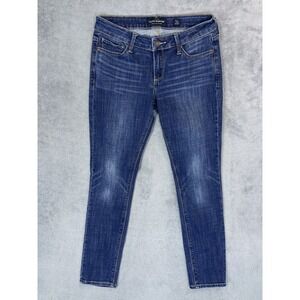 Lucky Brand Jeans Womens 4/27 Blue Lolita Skinny Low Rise Stretch Dark Wash